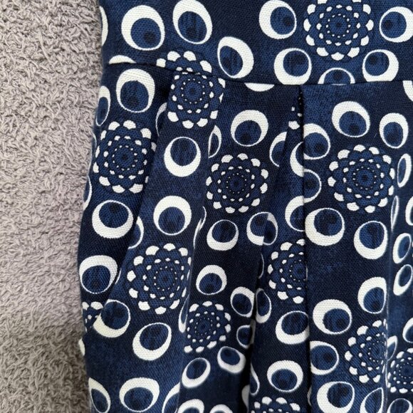 Adam Lippes Linen Silk Blend Floral Dress with pockets - Picture 7 of 11